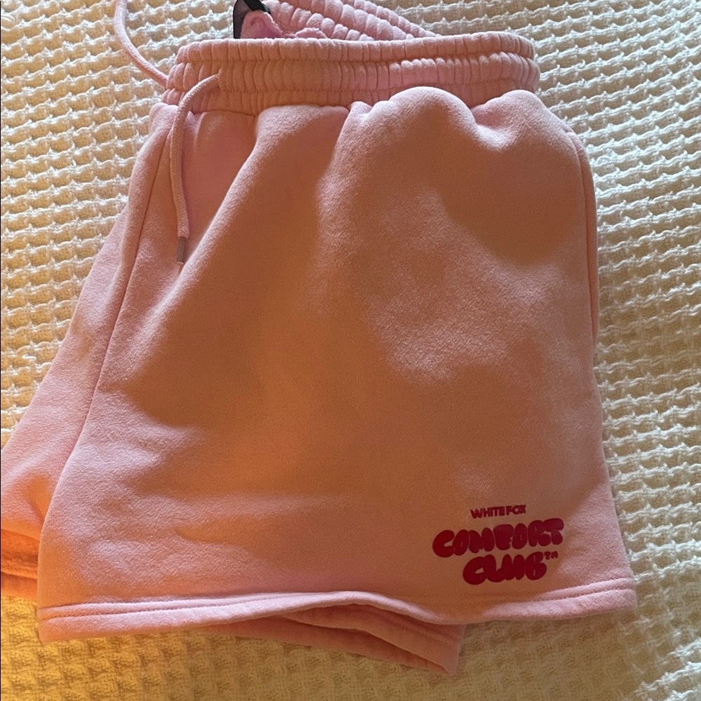 White Fox Boutique Pink Athletic Shorts